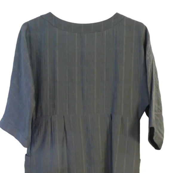 InWear Women's Gray 3/4 Sleeves Midi Dress Size 8 Business Career Office - Picture 9 of 13